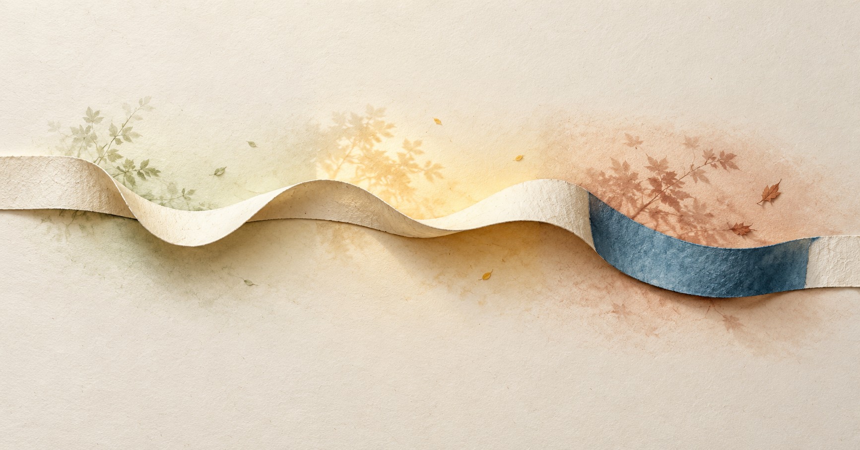 계절 변화 때 반복되던 짧은 피로와 달리 올해는 회복이 길어지는 흐름을 표현한 종이 리본